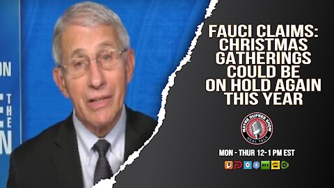 Fauci: Christmas Gatherings Could Be Out This Year; Too Soon Too Tell