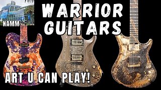 Warrior Instruments Guitars Basses NAMM 2023 Art U Can Play