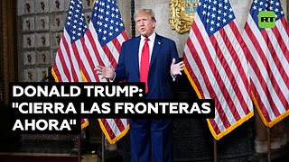 Trump exige a Biden el cese de la persecución política y el cierre de la frontera sur