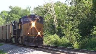 CSX C318 Loaded Coal Train from Creston, Ohio June 30, 2022