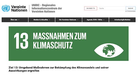 Ziel 13: Umgehend Maßnahmen zur Bekämpfung des Klimawandels? Wahre Agenda: Durch...