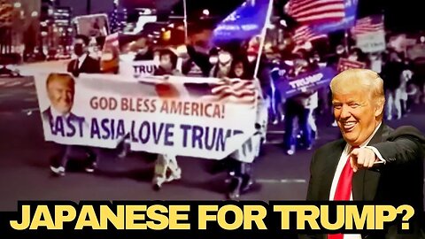 Video Surfaced Of Japanese Citizens Marching For Donald Trump In Streets