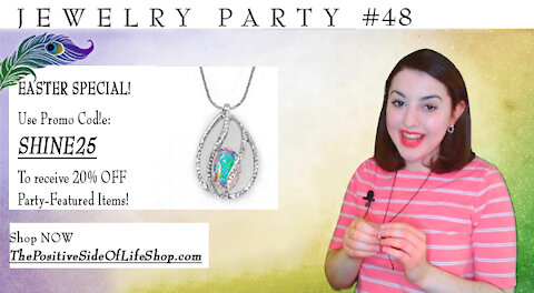 Northern Lights in a Necklace, Emerald Cut, Power of Stones, and MORE - Jewelry Party #48 TPSOL