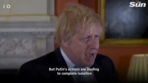 BORIS JOHNSON ADDRESSES RUSSIAN PEOPLE DURING MESSAGE OVER UKRAINE||#ukraine #russia#news