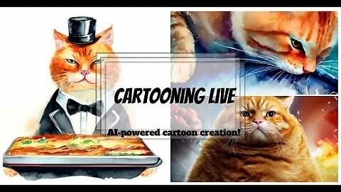 AI Garfield (Parody) 🔴 ChatGPT Writes a Cartoon 🔴 LIVE