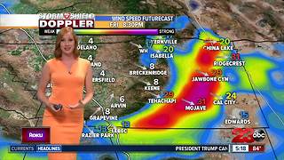 Winds blow marine layer into valley, keeping temps cool