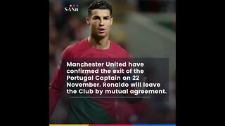 Christiano Ronaldo and Manchester United part ways