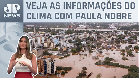 Cidades do Sul ficam em alerta de inundações devido às chuvas | Previsão do Tempo