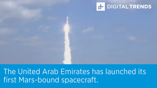 The United Arab Emirates has launched its first Mars-bound spacecraft.