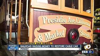 Poway railroad raising money to restore cable car