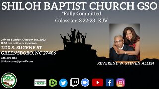 Shiloh Baptist Church of Greensboro, NC October 16th, 2022
