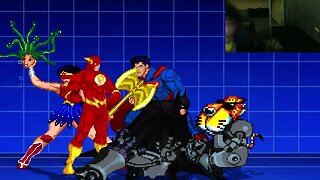 Justice League Members (Batman, Superman, Flash, And Wonder Woman) VS Chester Cheetah In A Battle