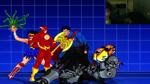 Justice League Members (Batman, Superman, Flash, And Wonder Woman) VS Chester Cheetah In A Battle