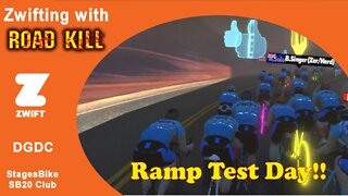 Zwift Workout - Ramp Test 06-27-22