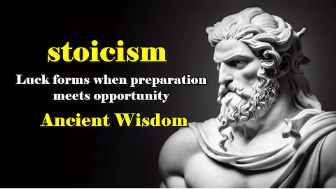 stoicism - Luck forms when preparation meets opportunity