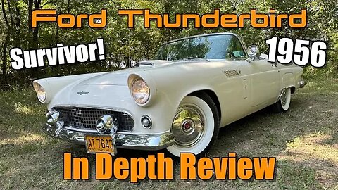 1956 Ford Thunderbird: Start Up, Test Drive & In Depth Review