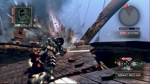 Vanquish- PS3- This Place is Falling Apart! Move or Die!