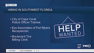 City of Cape, Eye Associates & Boulevard Tire are hiring