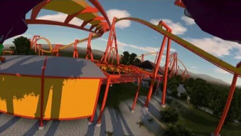 Flying Bea virtual 3D Roller Coaster in 360° Degree interactive Technology