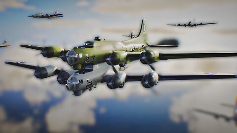 When Two B-17s Flew Piggyback