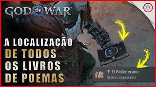 God of war Ragnarok, A localização de todos os livros de poemas (troféu, O bibliotecário) Super dica