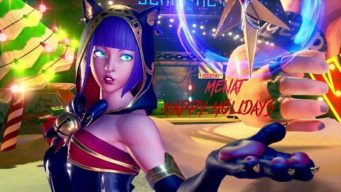 Street Fighter V Menat Happy Holidays Outfit