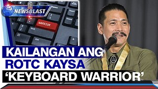 Sen. Robin Padilla, iginiit na mas kailangan ang ROTC kaysa 'Keyboard Warrior'