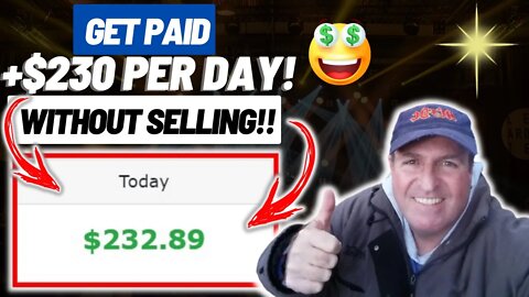 How To Get Paid $230+ PER DAY (Without Selling) Make Money Online 2022 #shorts