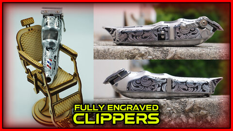 Fully engraved, polished, and Cerakote Barber Clippers!