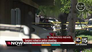 Suspect dies after police shooting in west Phoenix