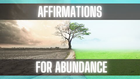 Affirmations For Abundance [POSITIVE AFFIRMATIONS] [I AM AFFIRMATIONS] [Sea Wave Sounds]