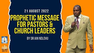 Prophetic Message for Pastors & Church Leaders