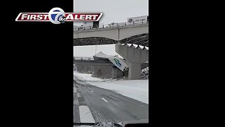 NYSP: tractor trailers crash on I-86 due to weather