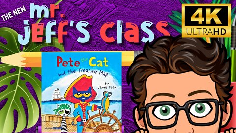 PETE THE CAT AND THE TREASURE MAP | Full Story | Stories Read Aloud