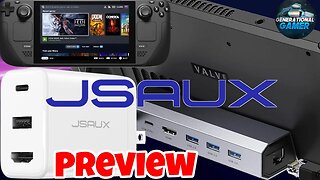 JSAUX Charger Dock (HC4503) and 6-in-1 Dock (HB0603) for Steam Deck - Unboxing & Preview