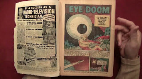 Reading Comics: Mystic #6, Basil Wolverton's 'The Eye of Doom!', 1952 -- ASMR -- Male, Soft-Spoken