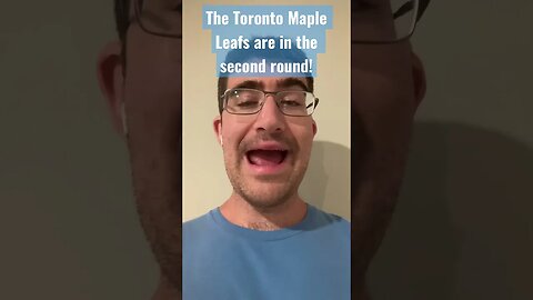 #nhl The Toronto Maple Leafs are in the second round! #torontomapleleafs @PuckFace