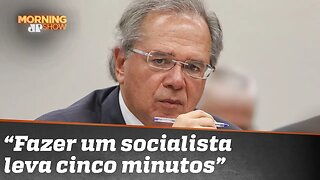 Fazer um socialista leva cinco minutos, diz Paulo Guedes
