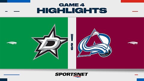 NHL Game 4 Highlights _ Stars vs. Avalanche - May 13, 2024