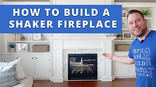 How to Build a Shaker Fireplace Surround and Mantel | DIY Project | Woodworking