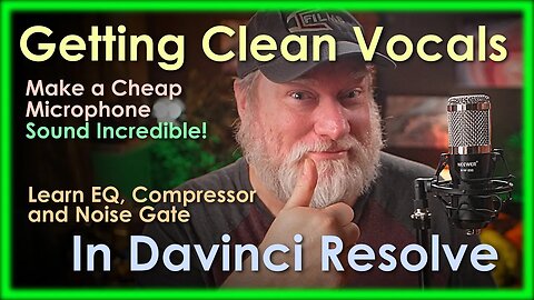 Master EQ Compressor and Gates in DaVinci Resolve In Minutes - Make A Bad Mic Sound Great On Voices