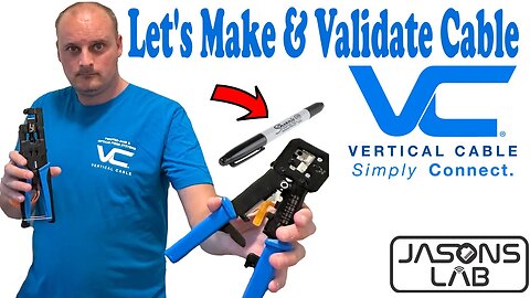 Let's Make & Validate a Cable ! #ipunch #verticalcable n@LowVoltageNation