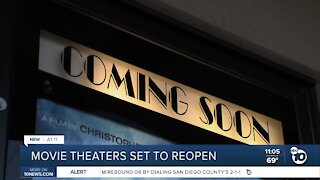 Movie theaters set to reopen