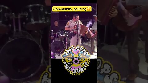 Community policing! #accordian #community #CommunityPolicing #shorts #fyp #police #viral #trending