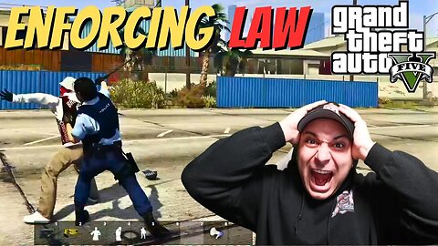 Chaos Control: Officer Dickson's Hilarious Attempt to Tame GTA's Wild Streets!
