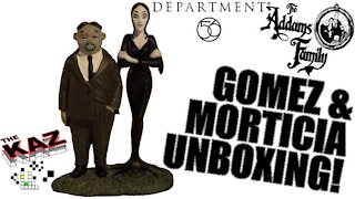 Gomez & Morticia Department 56 Figurines Unboxing