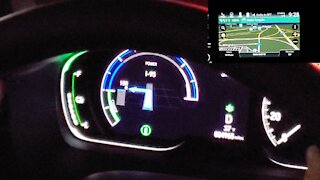 2019-2021 Honda Insight: Night time GPS Drive