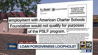 Loan forgiveness rules may exclude some teachers
