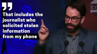 Matt Walsh, On His Phone Being Hacked