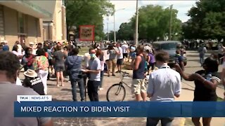 Kenosha residents react to Joe Biden visiting Kenosha